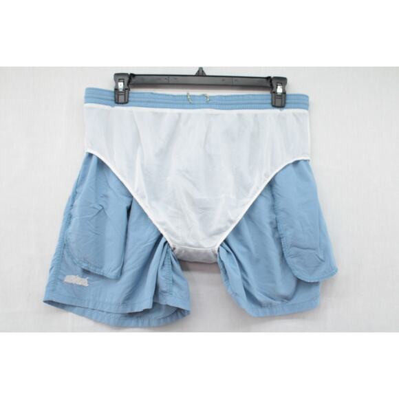 Columbia PFG Mesh Lined Swim Trunks Men's Large Packable Blue Nylon Fishing - Picture 9 of 11